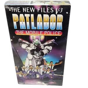 Patlabor The Mobile Police The New Files Vol 3 New Sealed Anime VHS U.S. Manga